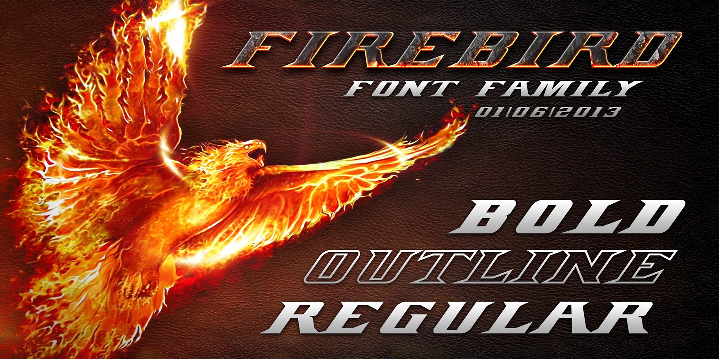 Example font Firebird #10